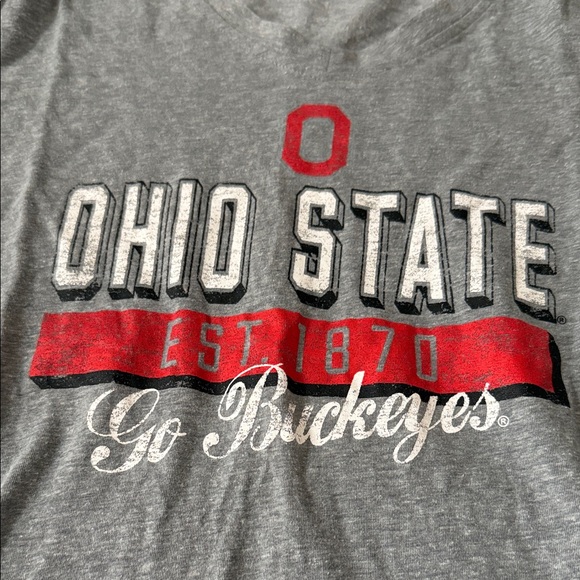 Ohio State Women's Gray Tee - Picture 2 of 10